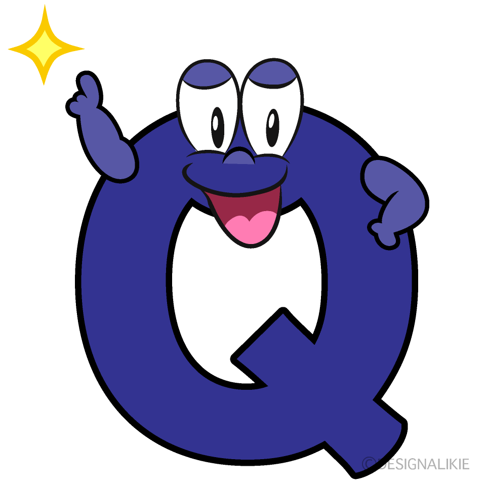 Posing Q Cartoon Character Image