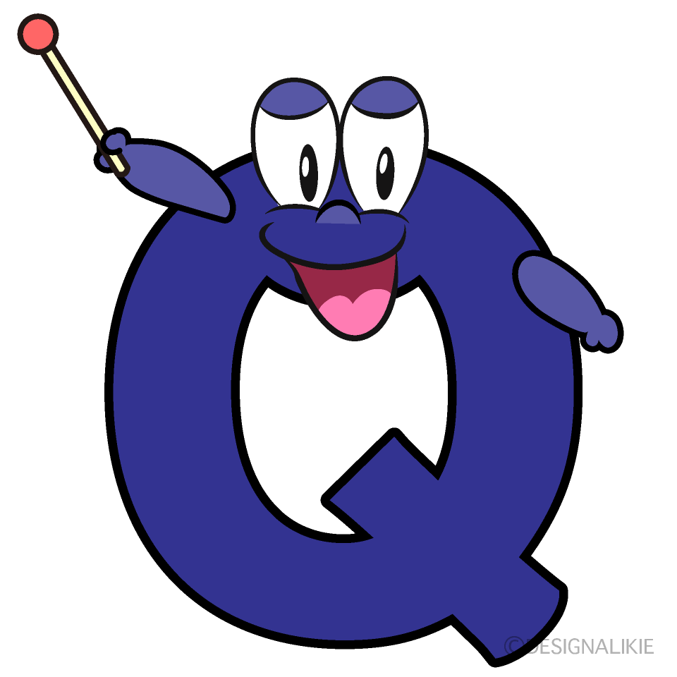 Speaking Q Cartoon Character Image