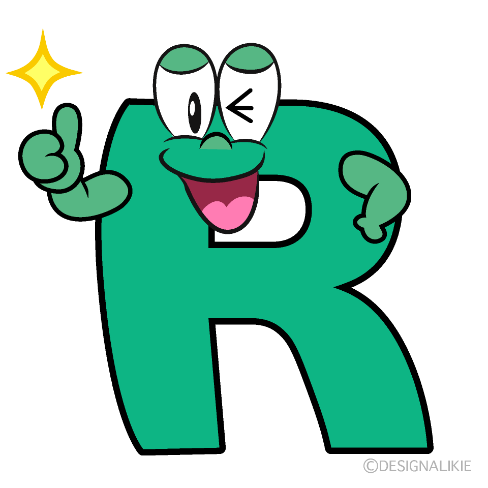 Thumbs up R Cartoon Character Image