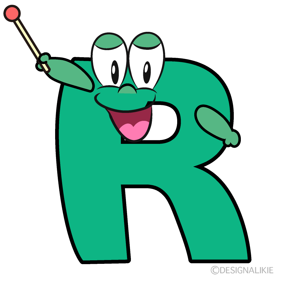 Speaking R Cartoon Character Image