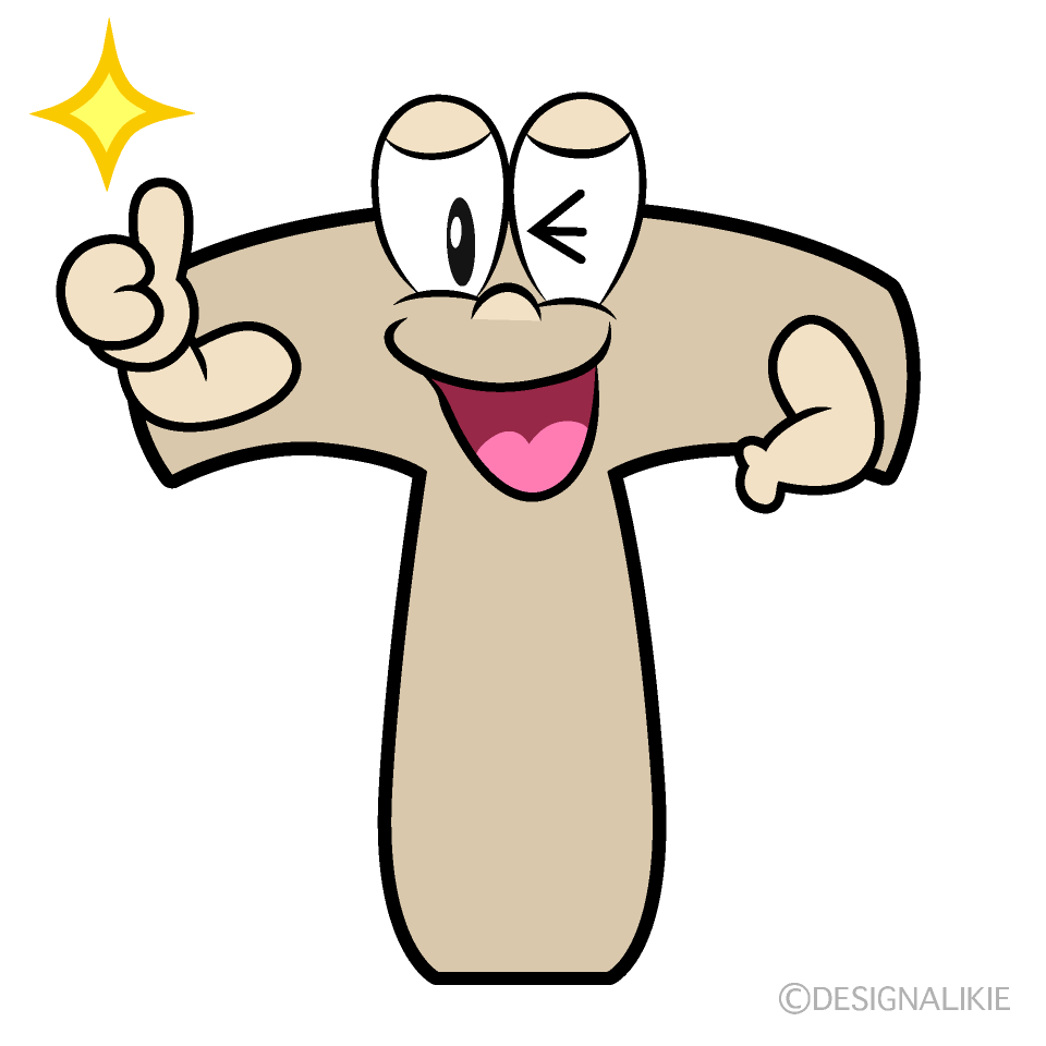 Thumbs up T Cartoon Character Image