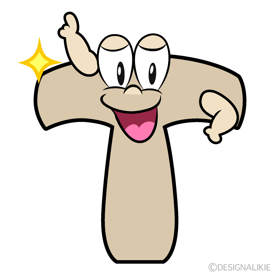 Posing T Cartoon Character Image