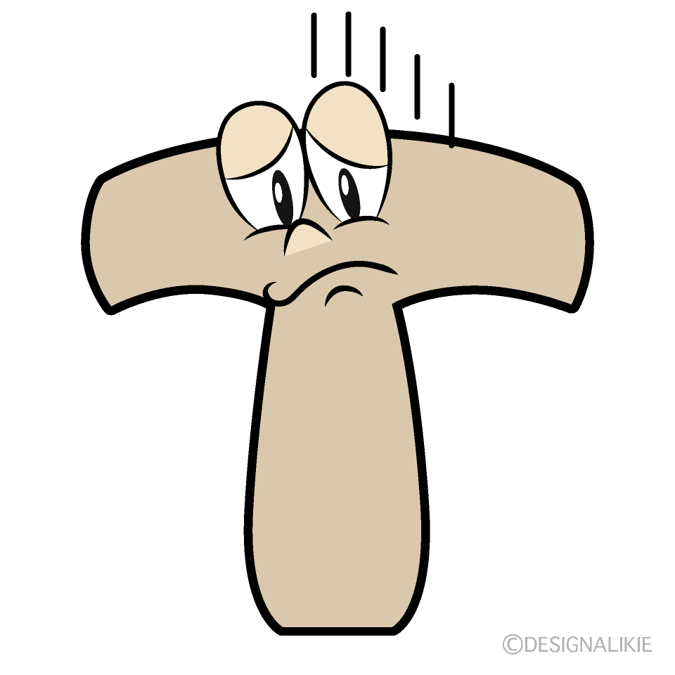 Depressed T Cartoon Character Image