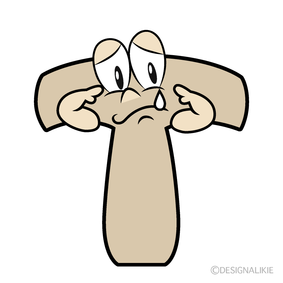 Sad T Cartoon Character Image