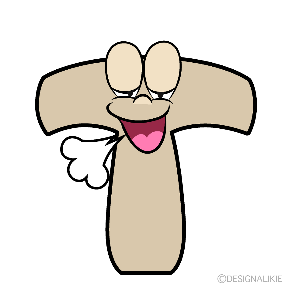 Relaxing T Cartoon Character Image