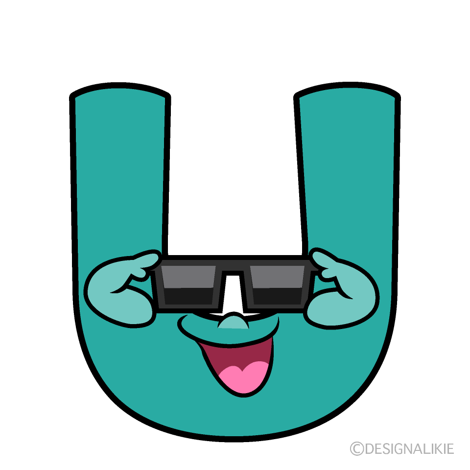 Cool U Cartoon Character Image
