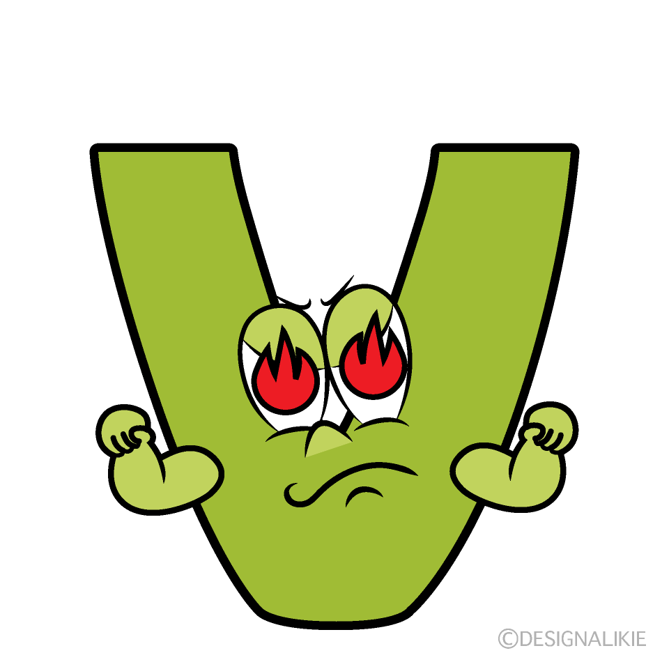 Enthusiasm V Cartoon Character Image