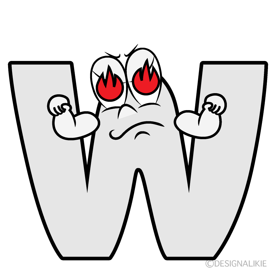 Enthusiasm W Cartoon Character Image