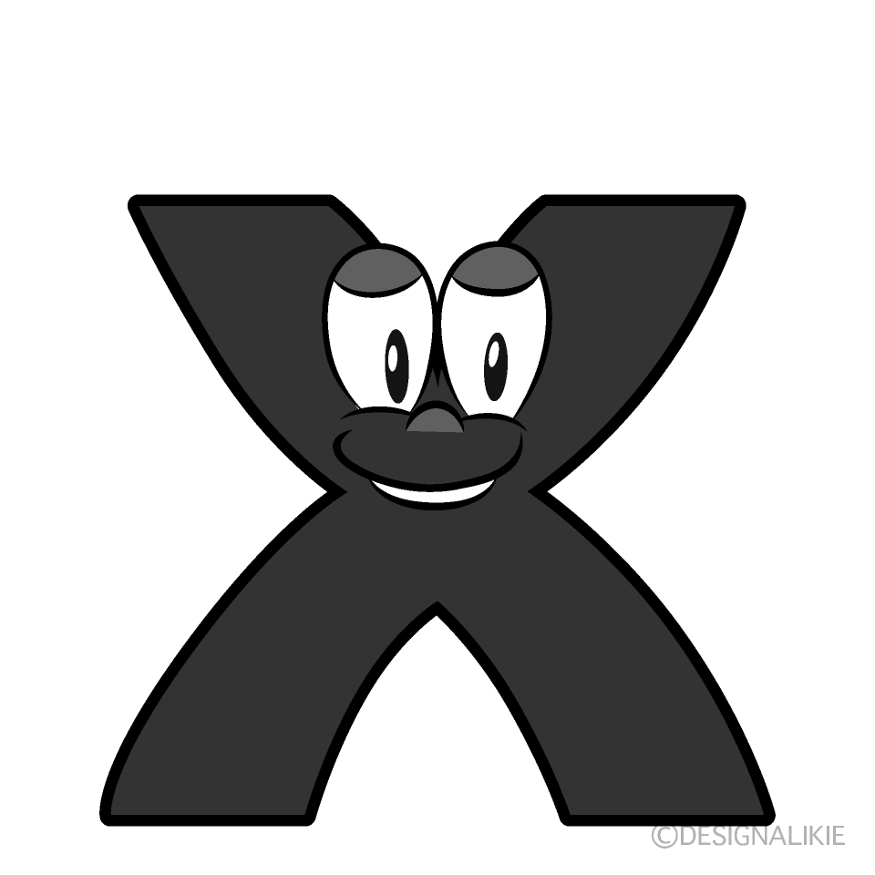 X Cartoon Character Image