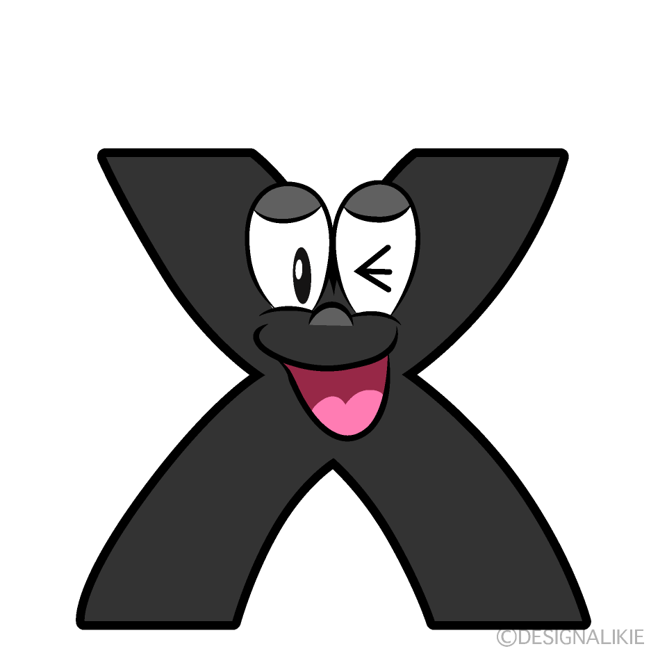 Laughing X Cartoon Character Image