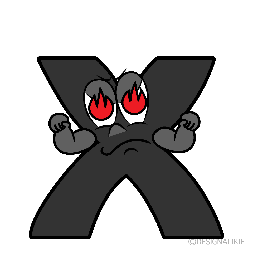 Enthusiasm X Cartoon Character Image