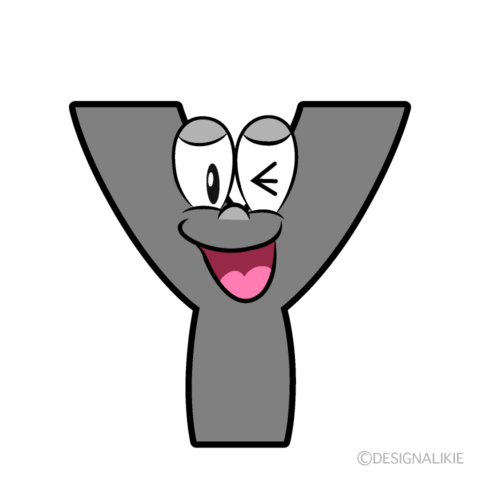 Laughing Y Cartoon Character Image