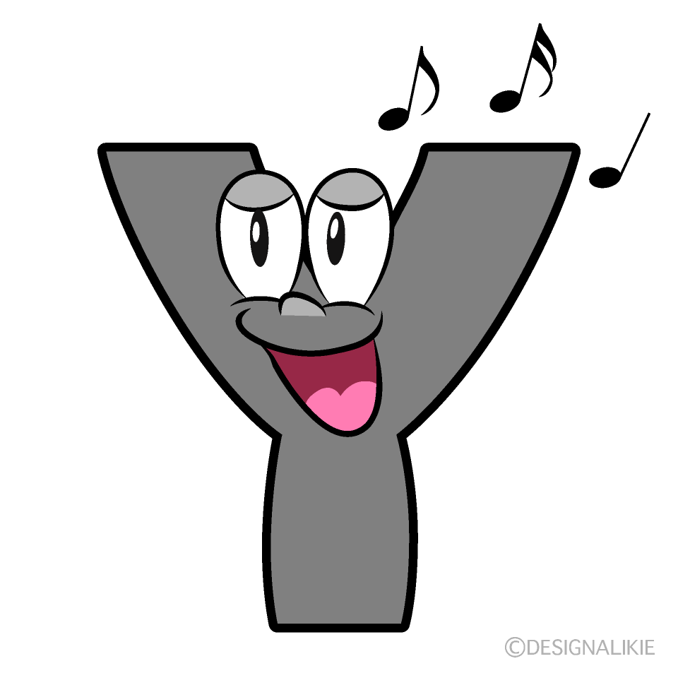 Singing Y Cartoon Character Image