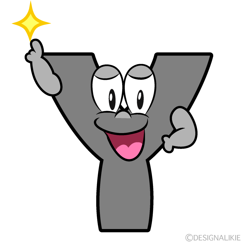 Posing Y Cartoon Character Image
