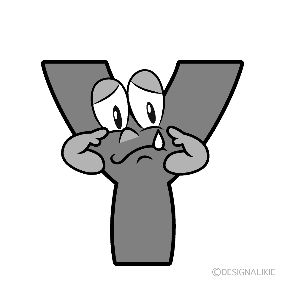Sad Y Cartoon Character Image