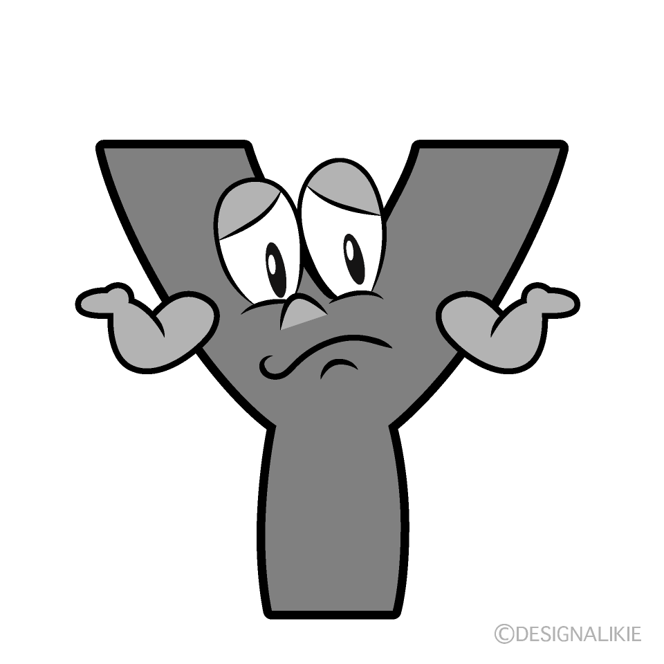 Troubled Y Cartoon Character Image