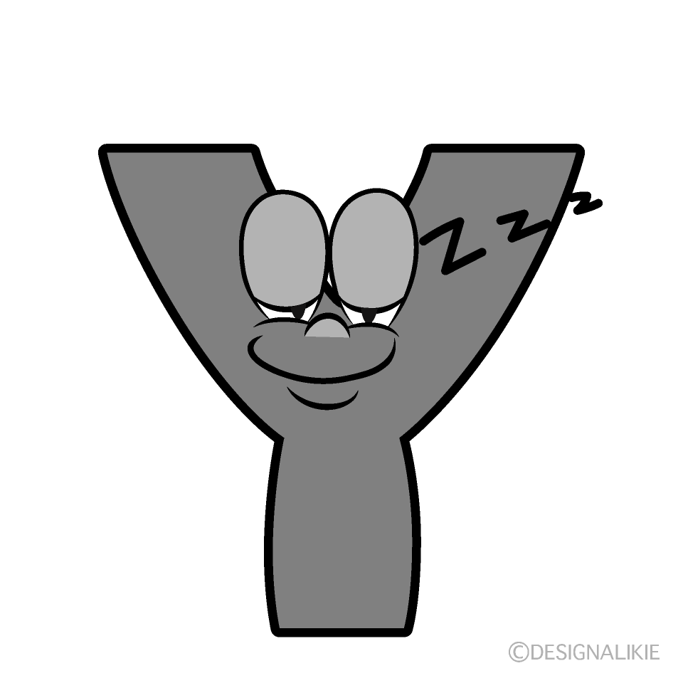 Sleeping Y Cartoon Character Image