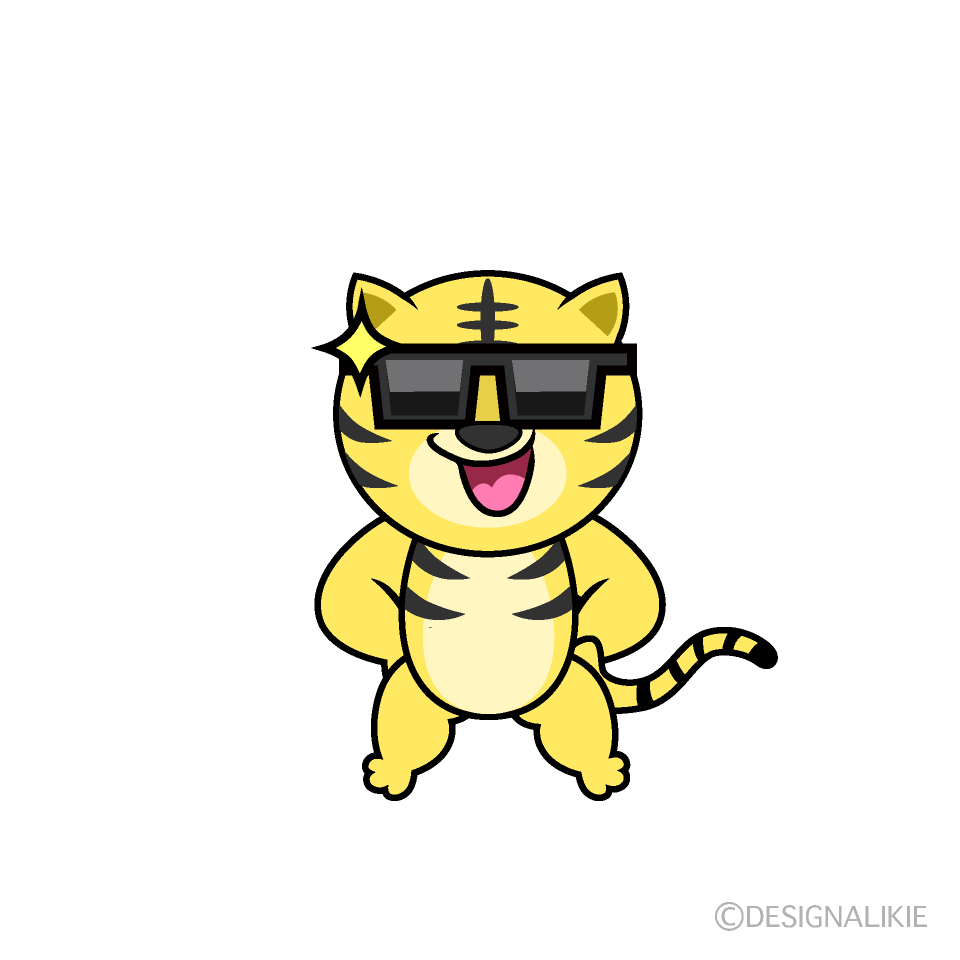 Tiger Halloween Cartoon Character Image