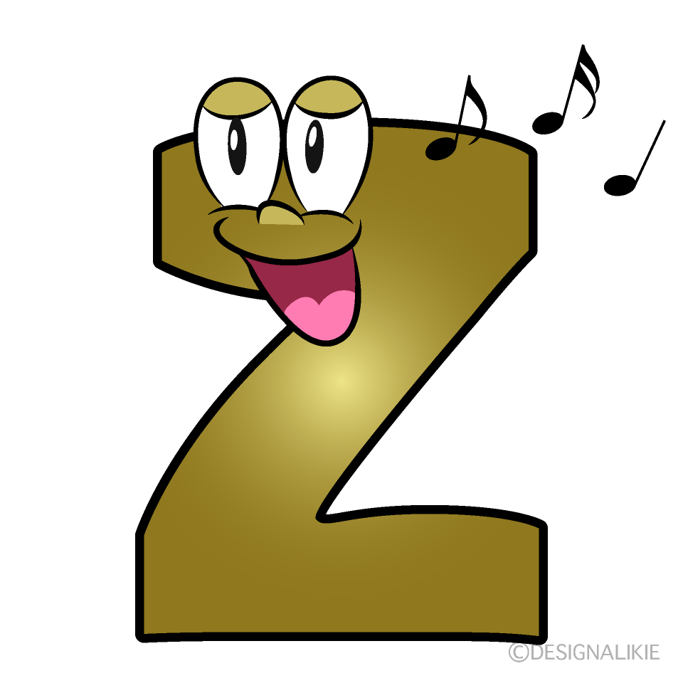 Singing Z Cartoon Character Image