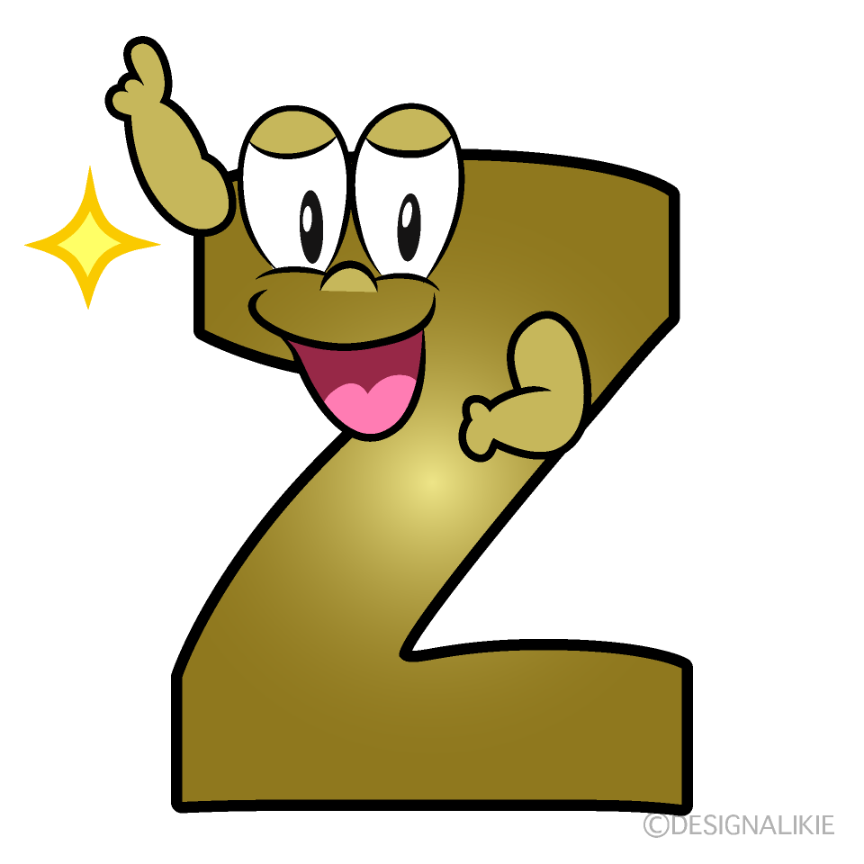 Posing Z Cartoon Character Image