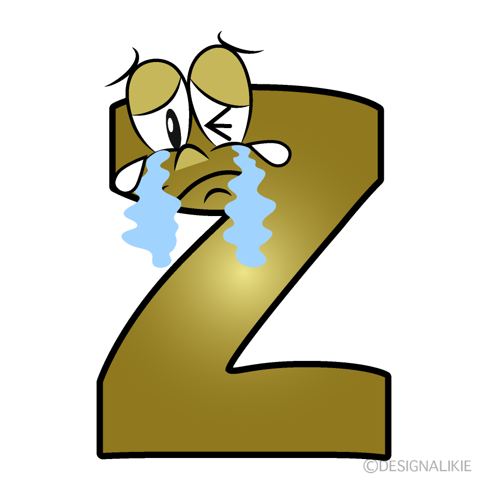 Crying Z Cartoon Character Image