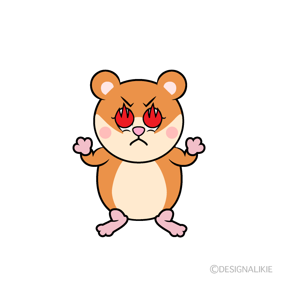 Enthusiasm Hamster Cartoon Character Image