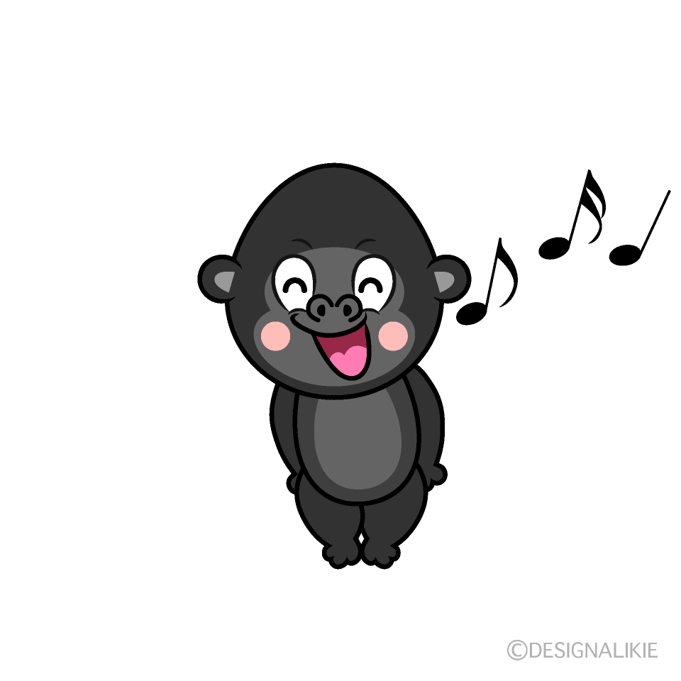 Gorila Cantante Animado