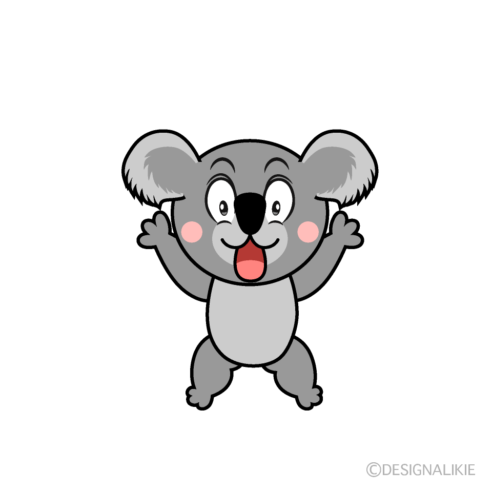 Surprising Koala Cartoon Character Image