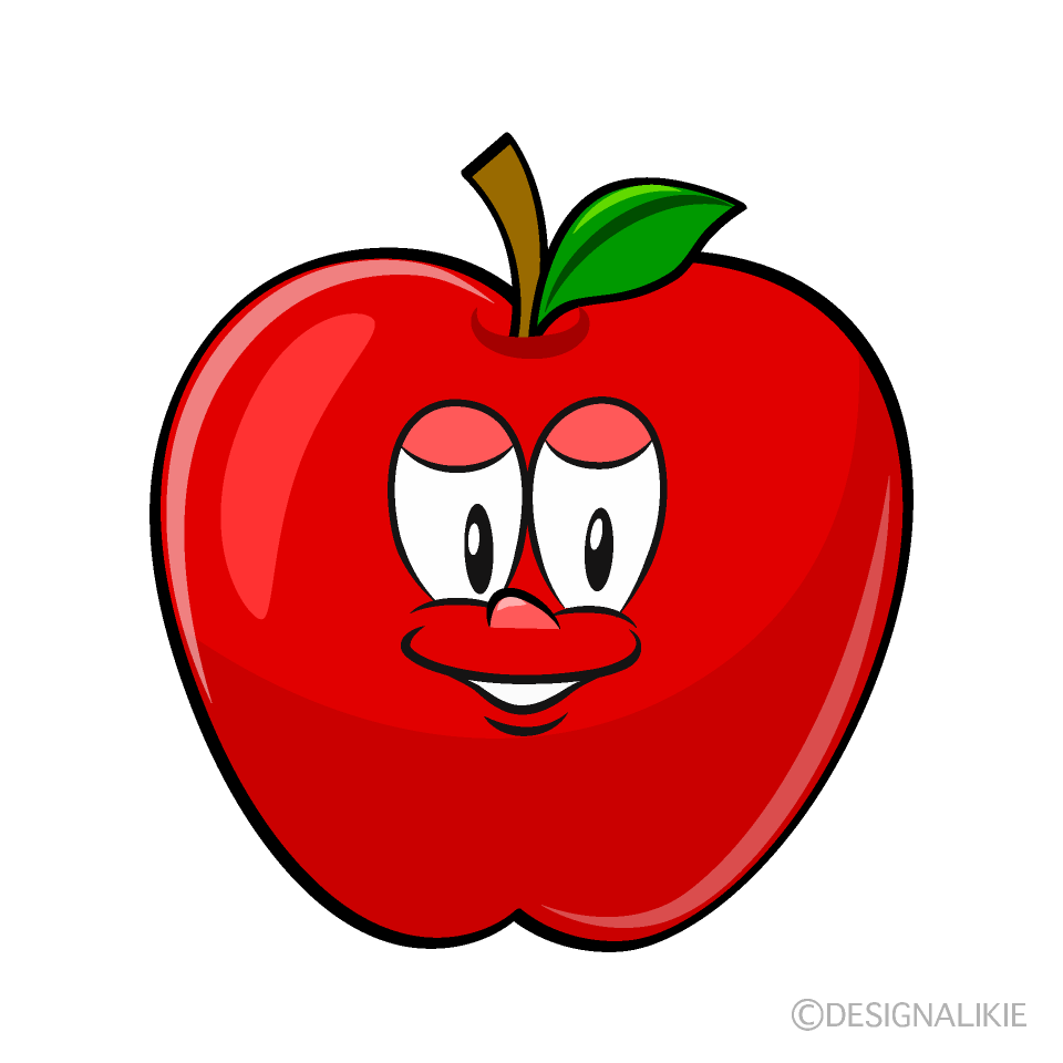 Apple Cartoon Character Image