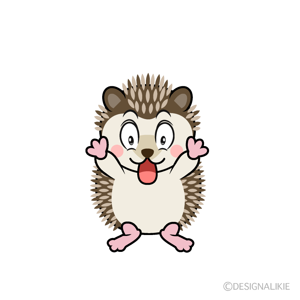Surprising Hedgehog Cartoon Character Image