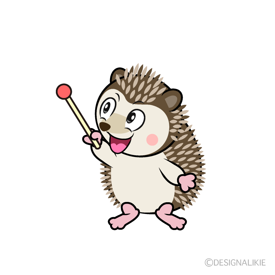 Speaking Hedgehog Cartoon Character Image