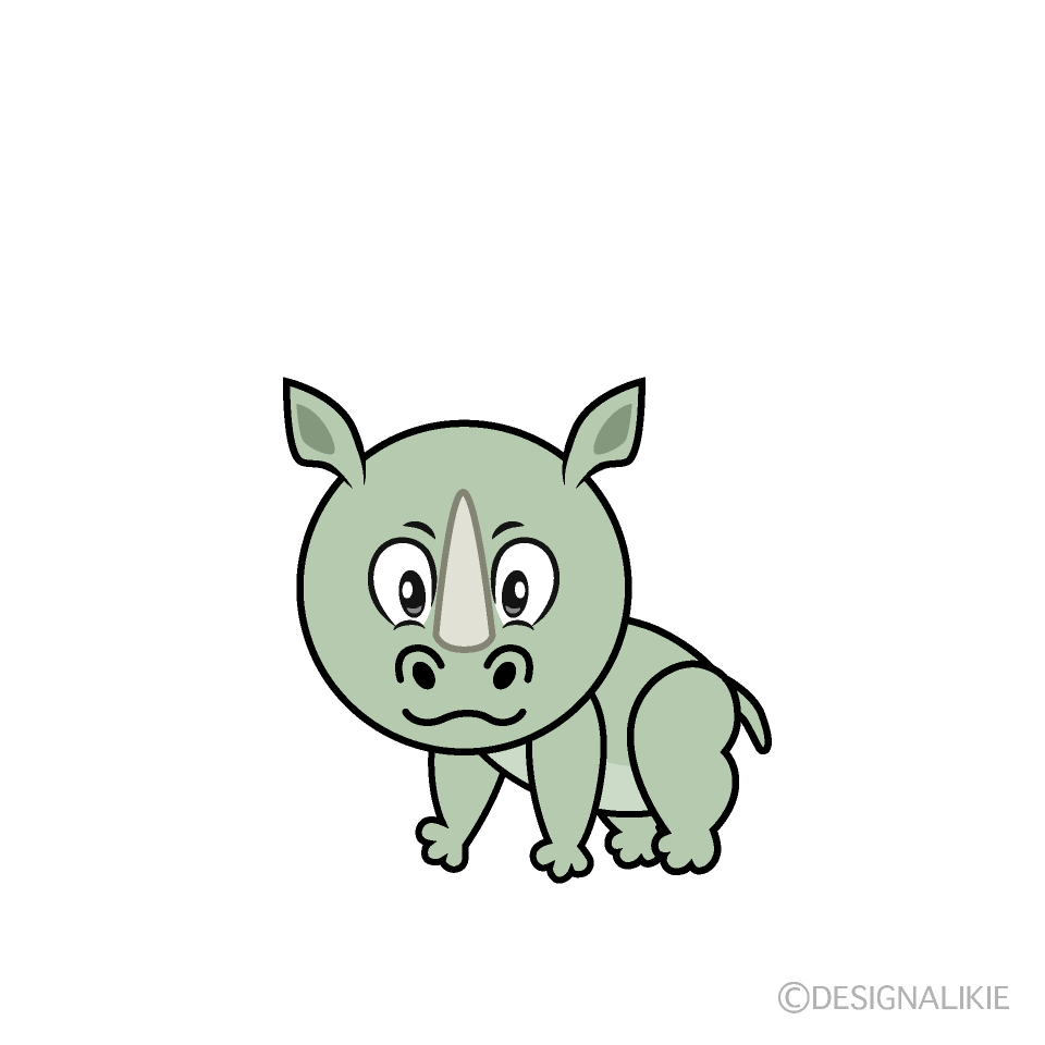 Rhino Cartoon Character Image