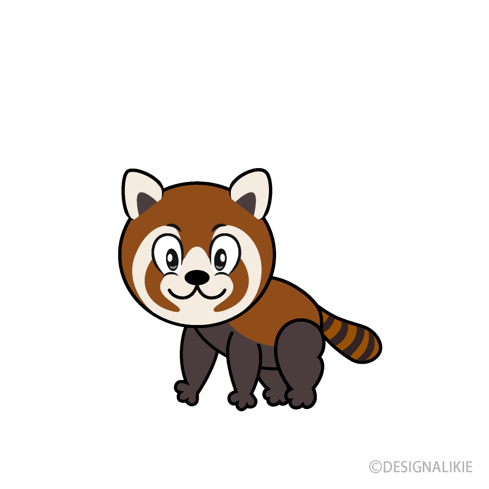 Red Panda Cartoon Character Image