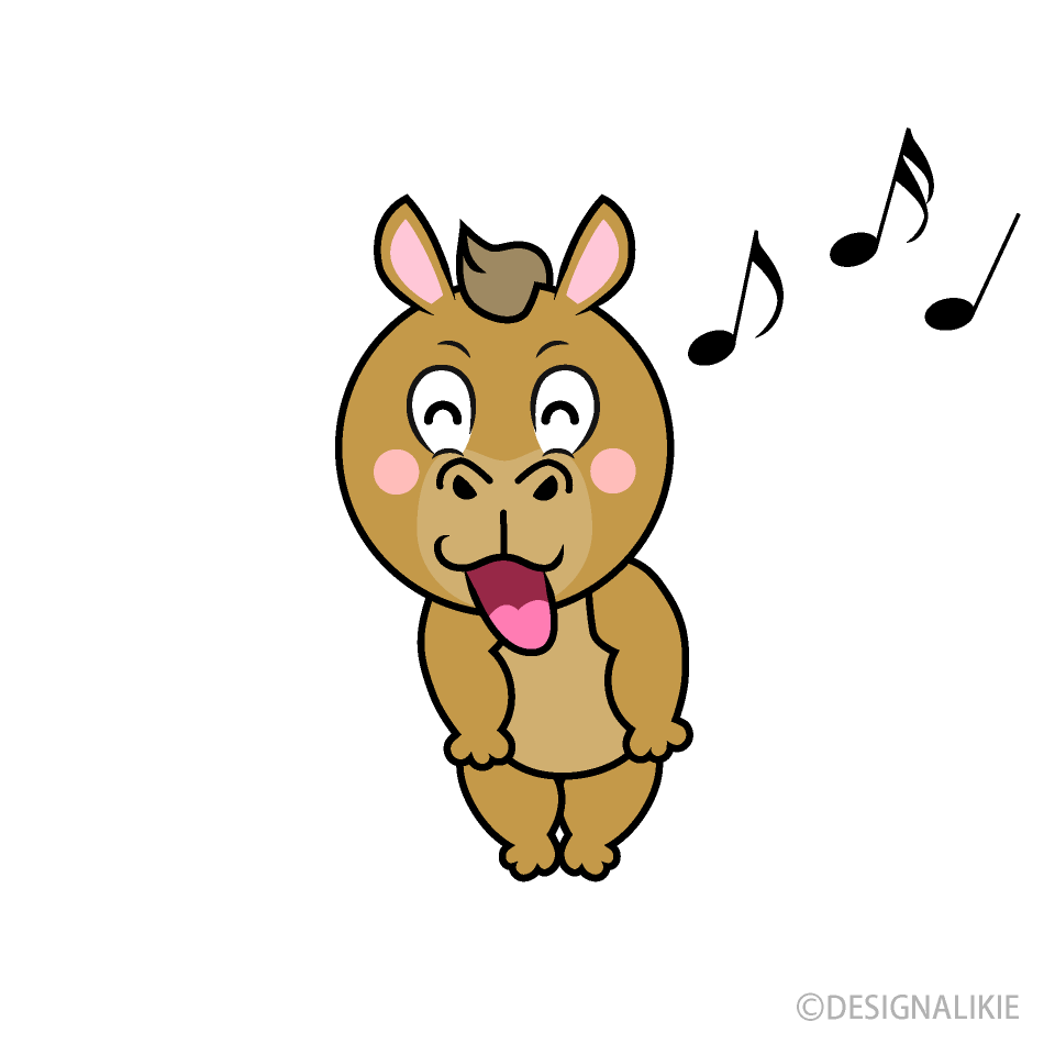 Singing Camel Cartoon Character Image