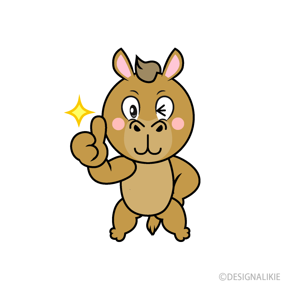 Thumbs up Camel Cartoon Character Image