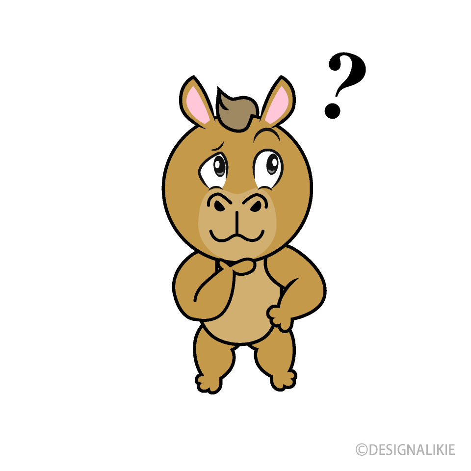 Thinking Camel Cartoon Character Image