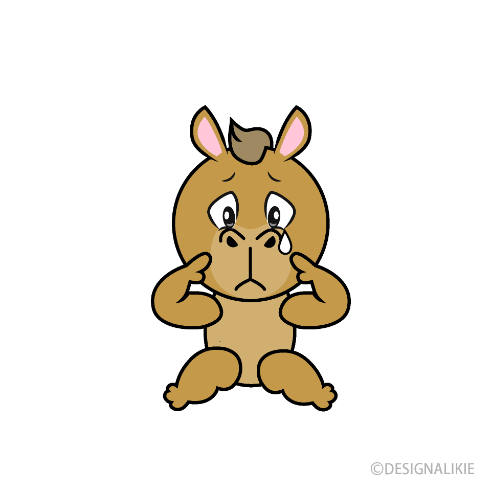 Sad Camel Cartoon Character Image