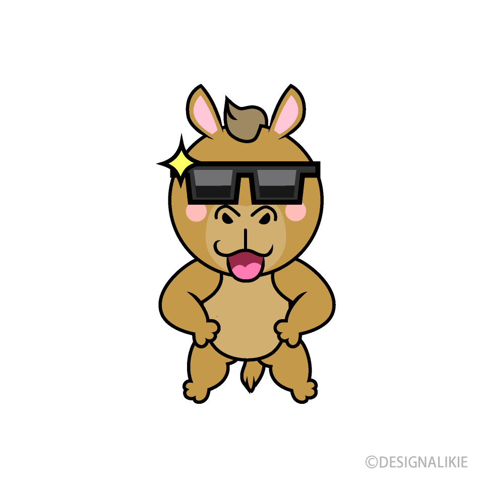 Cool Camel Cartoon Character Image