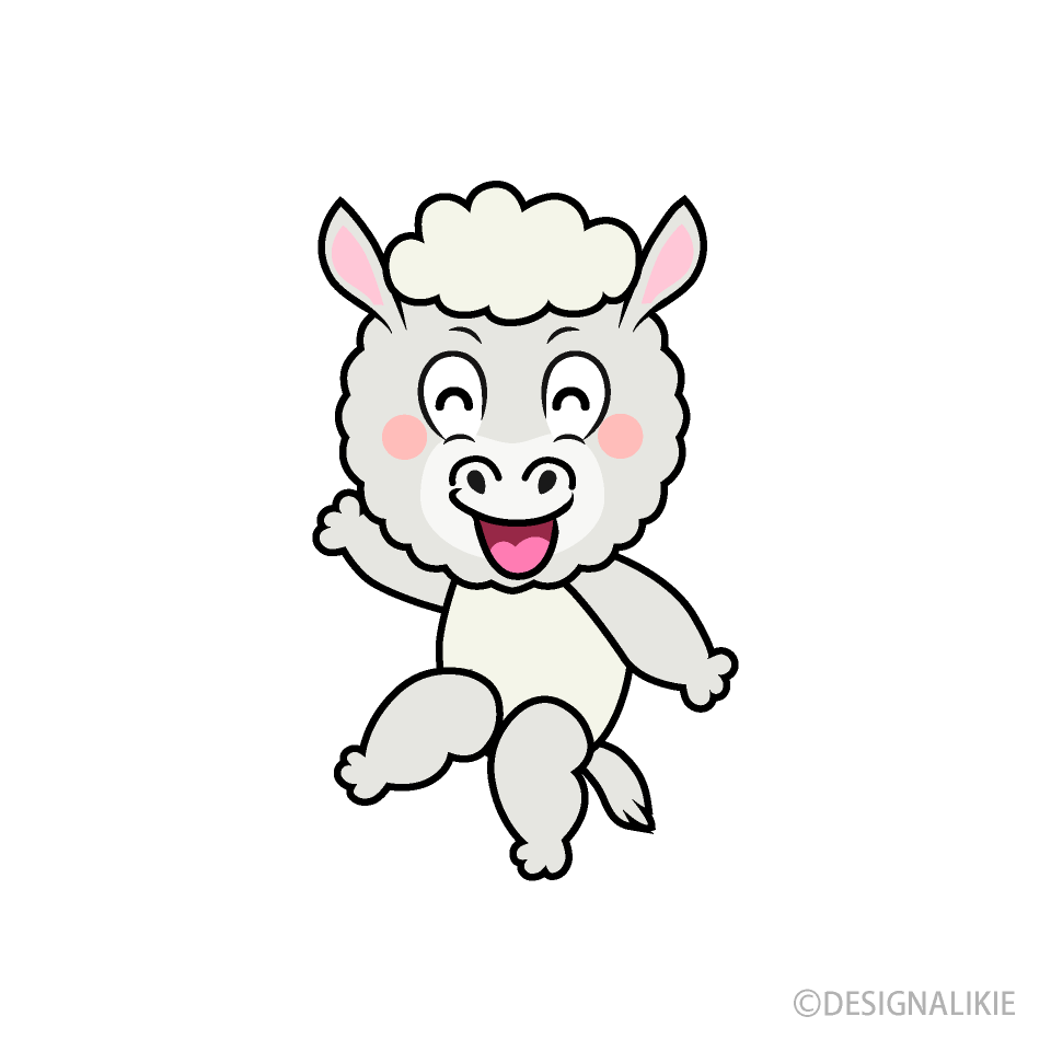 Alpaca Sonriente Animado