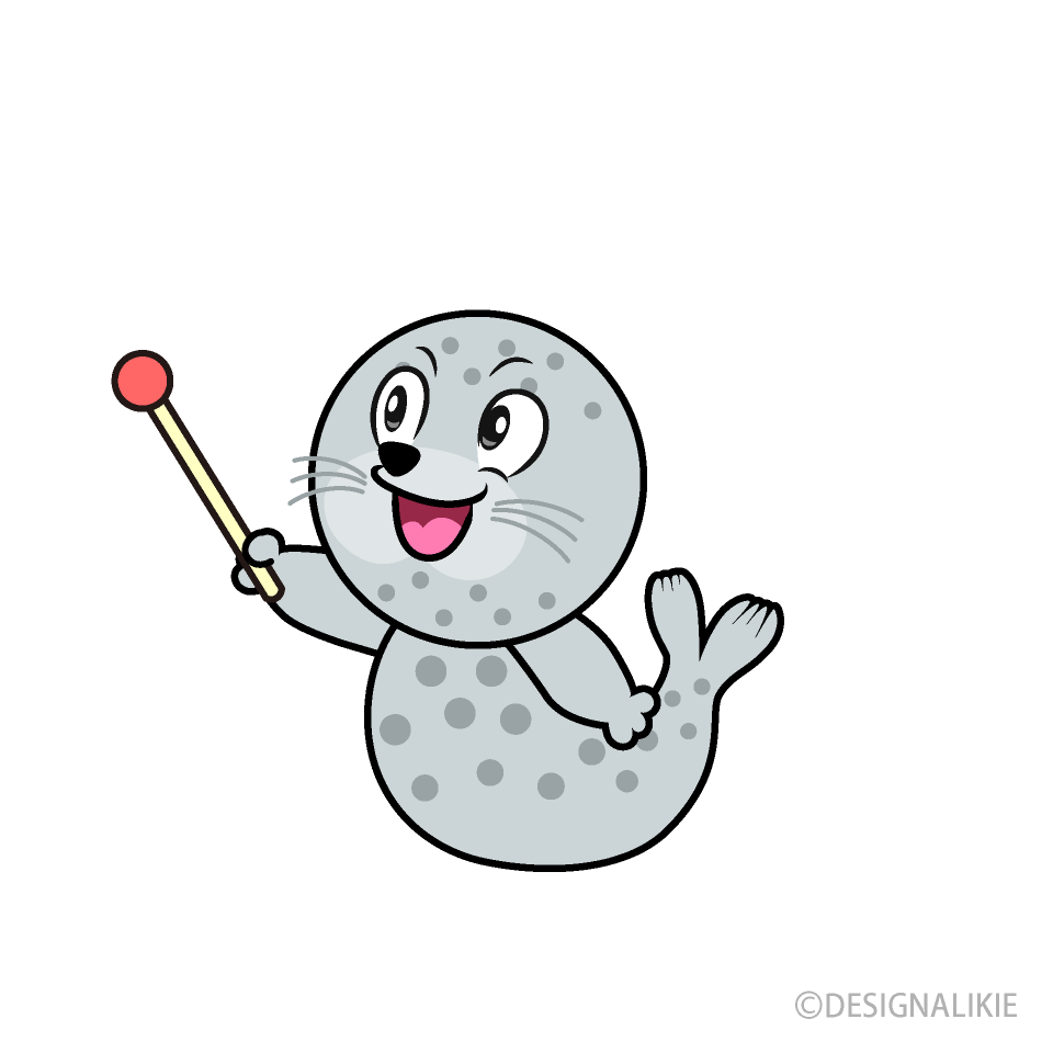 Speaking Seal Cartoon Character Image