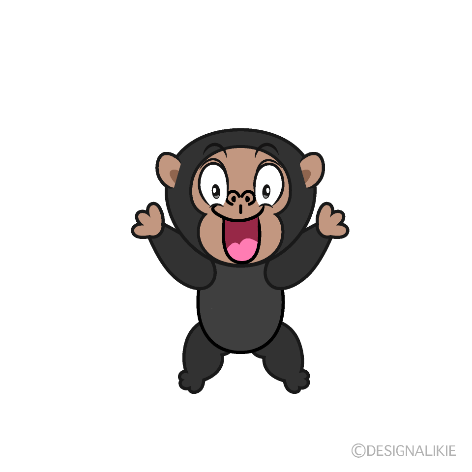 Chimpancé Sorprendente Animado