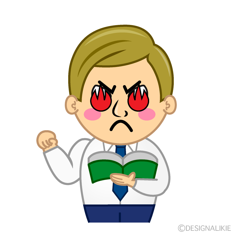 Enthusiasm Teacher Cartoon Character Image