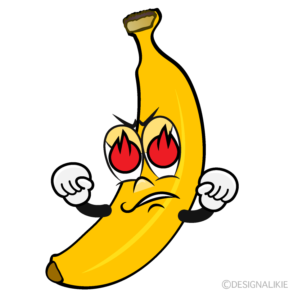 Enthusiasm Banana Cartoon Character Image