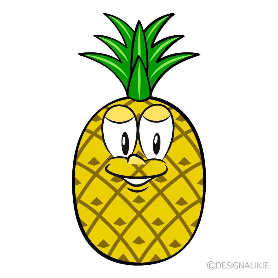 Pineapple Cartoon Character Image
