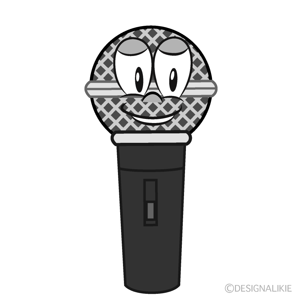 Microphone Cartoon Character Image
