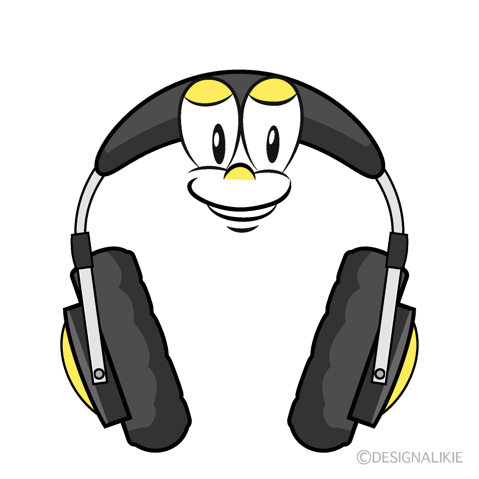 Headphone Cartoon Character Image