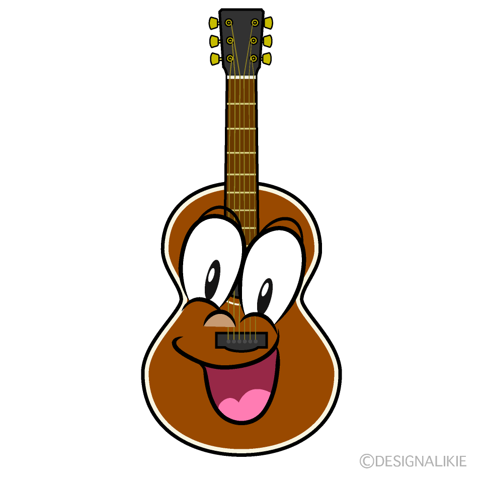 Guitarra Sorprendida Animado