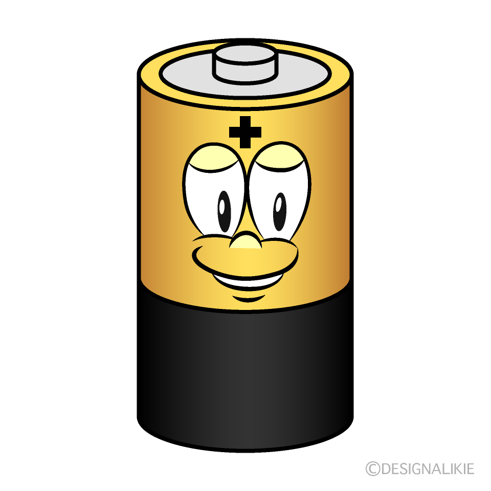 Battery Cartoon Character Image
