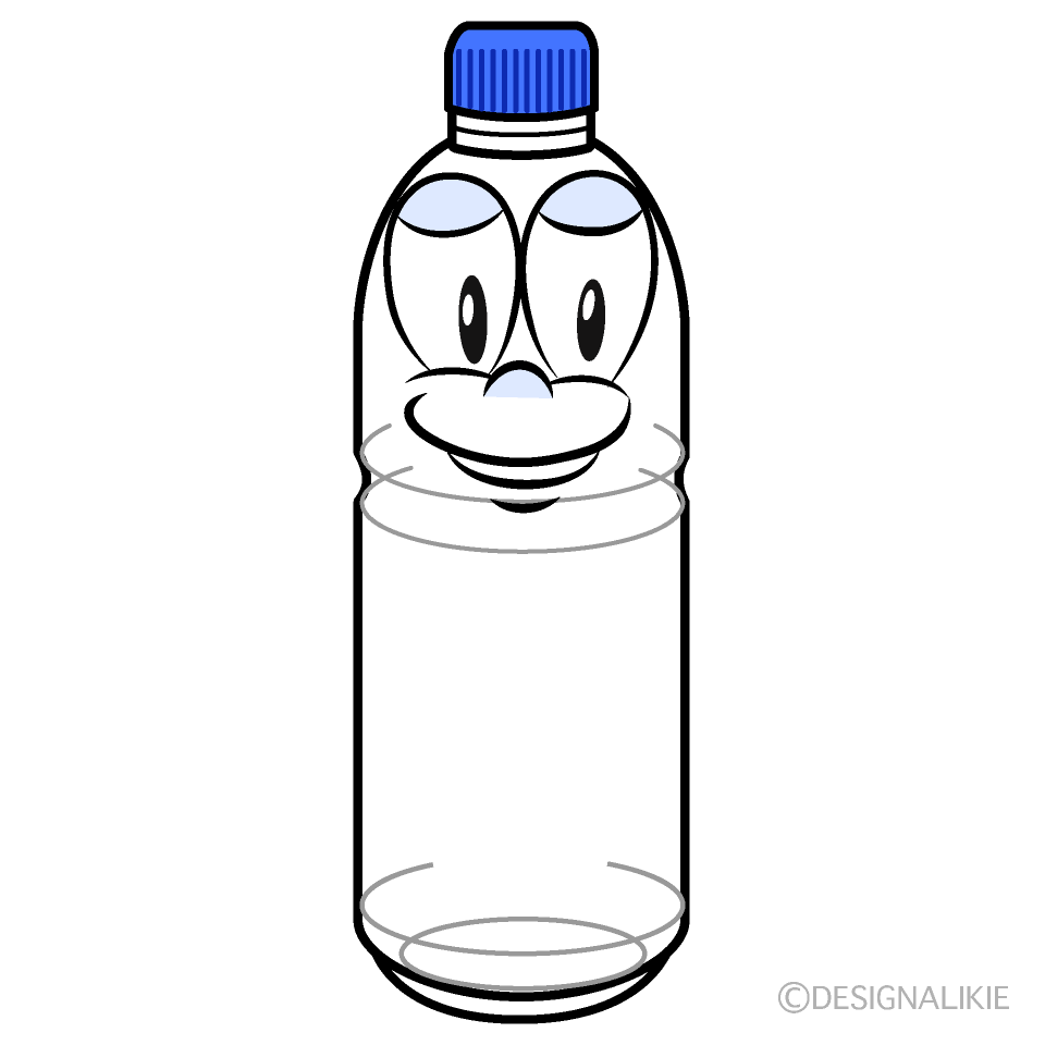 Plastic Bottle Cartoon Character Image