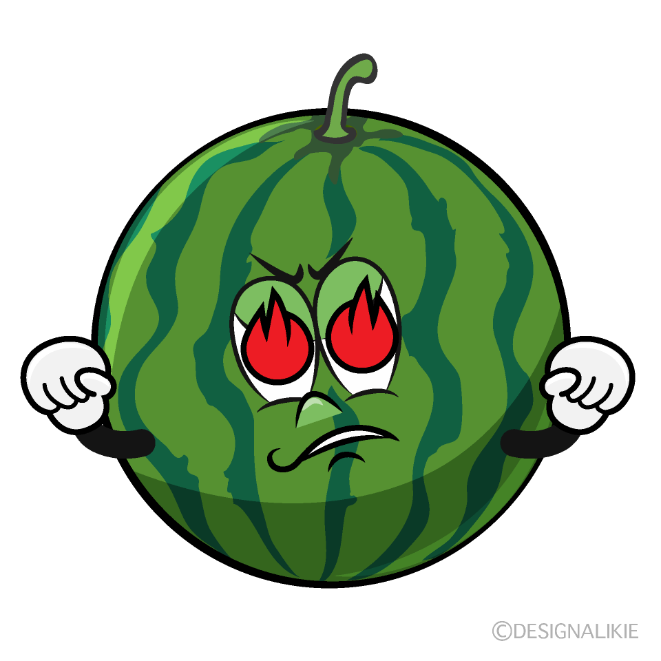 Enthusiasm Watermelon Cartoon Character Image